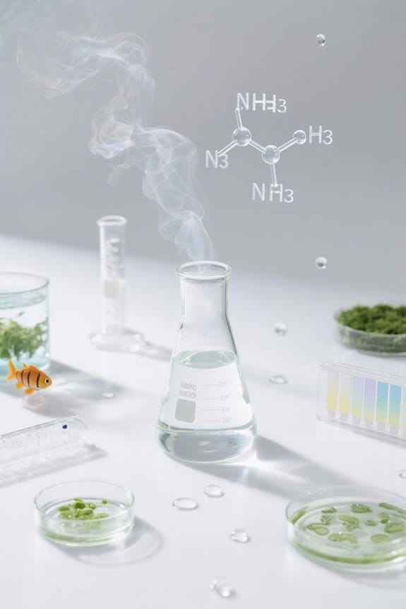 ammonia levels affect fish