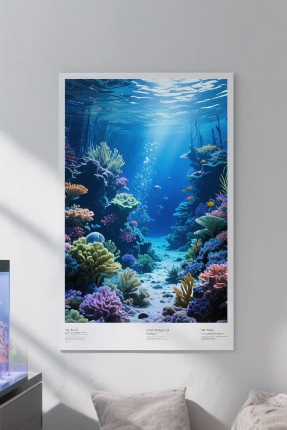 aquarium background poster recommendations