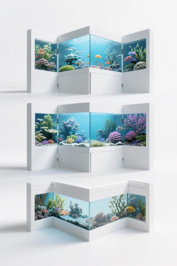 aquarium inspired space enhancements