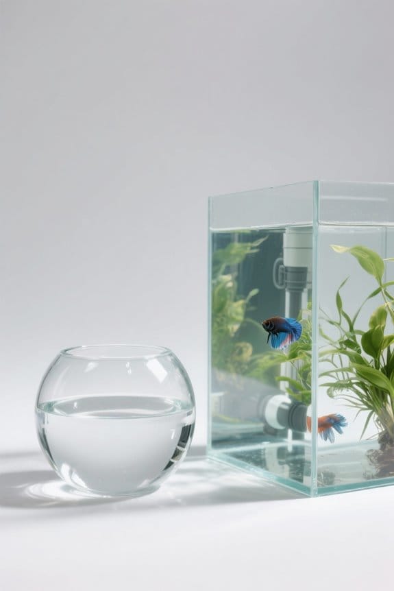 bettas need spacious tanks