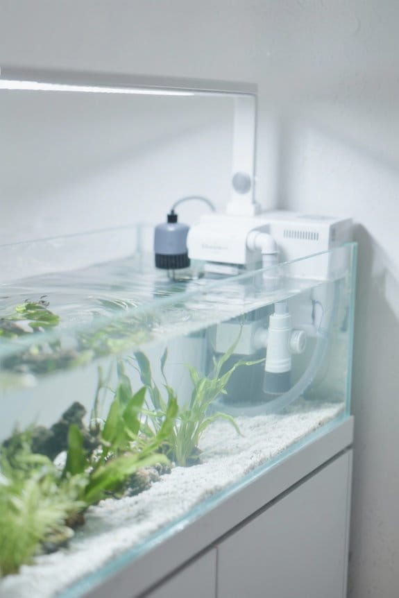 calm aquarium environment techniques
