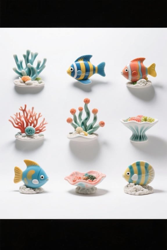 ceramic aquarium decor pieces