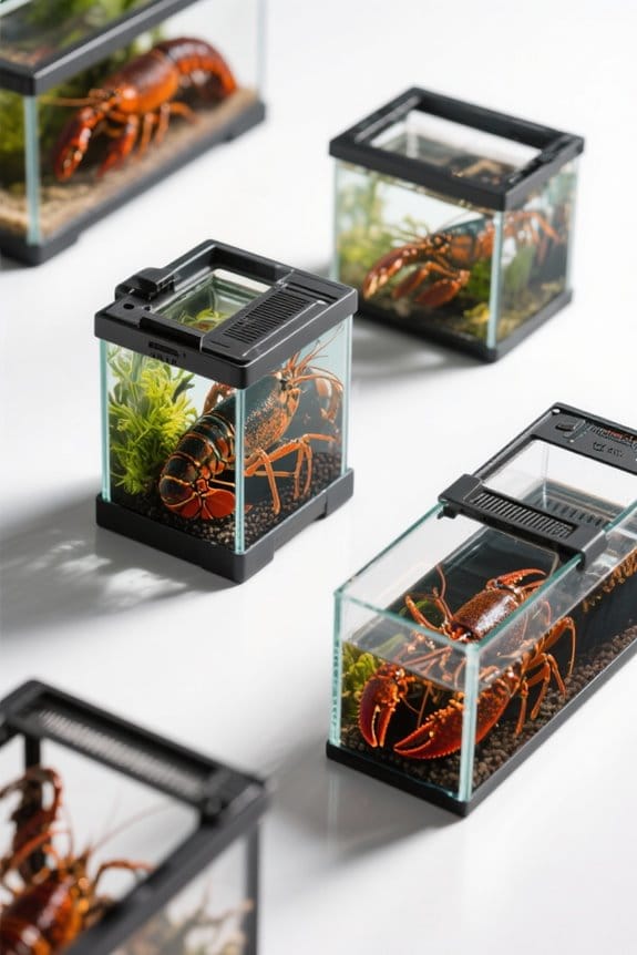 crayfish aquarium selection criteria