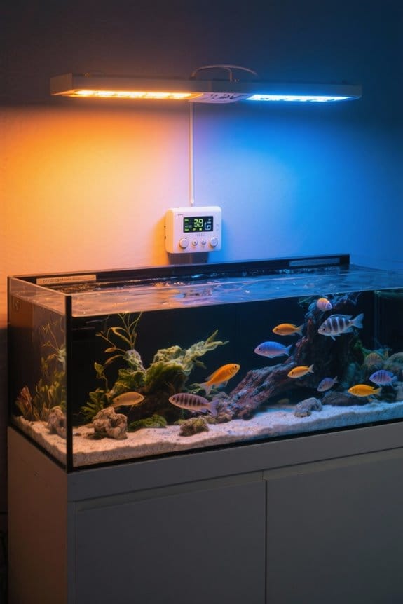 fish lighting schedule creation