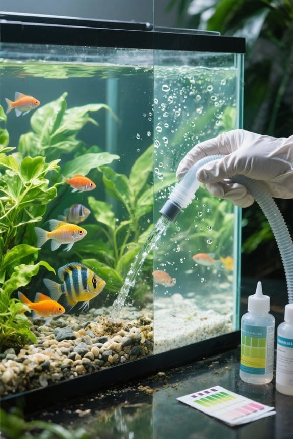 frequent water changes essential