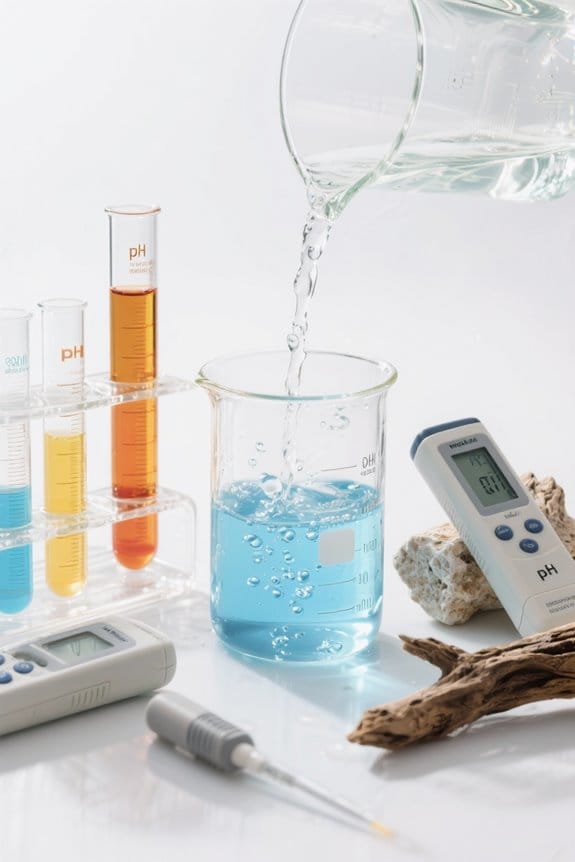 regular water changes maintain ph
