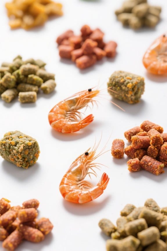 shrimp food pellet considerations